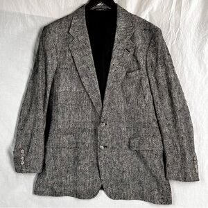 Vintage Davis Squire Silk Tweed Sport Coat Blazer 2 Button Suit Jacket 46 USA